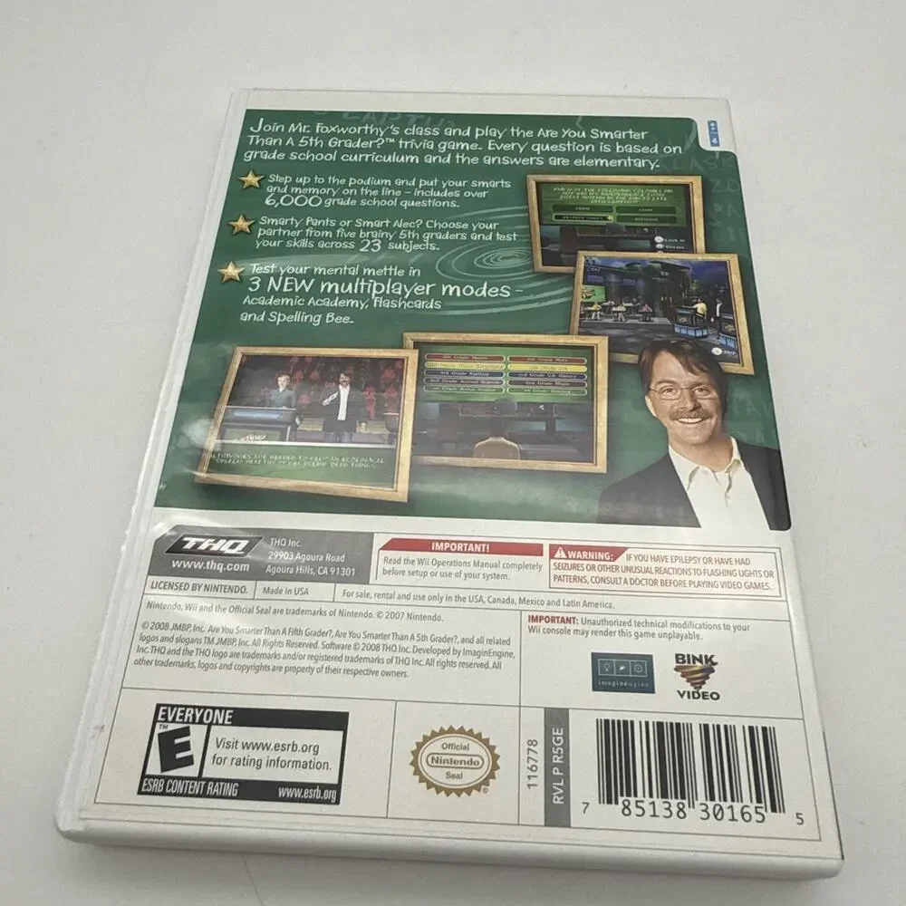 Are You Smarter Than a 5th Grader: Make the Grade - Nintendo Wii